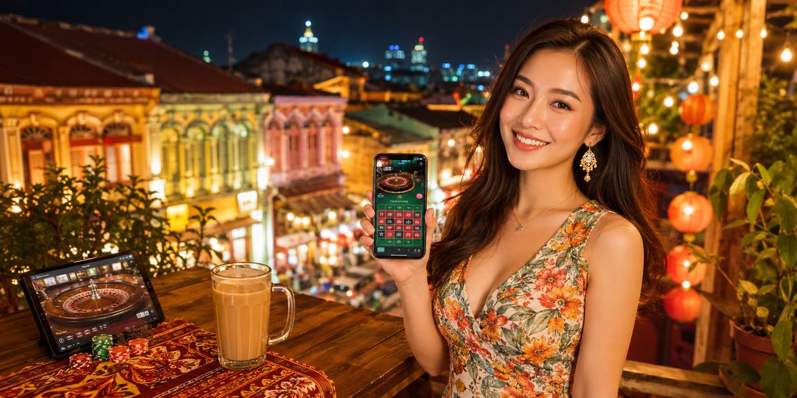 Pengguna Penang menggunakan aplikasi gen3 di telefon bimbit untuk pertaruhan kasino mudah alih